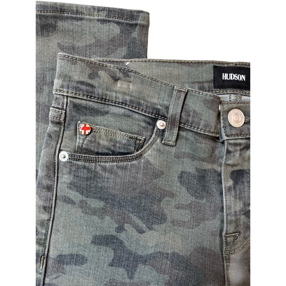 NWT Hudson Nico Mid Rise Ankle Skinny Jeans Ten Incognito Camo Print Size 25